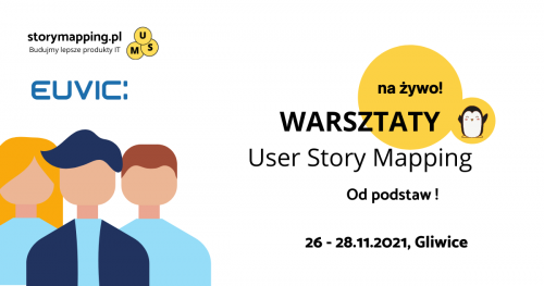 Warsztaty User Story Mapping praktycznie - budowanie  lepszych produktów IT (poziom podstawowy)