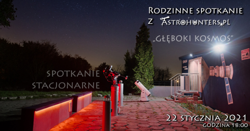 Rodzinne spotkanie z Astrohunters - Głęboki Kosmos - spotkanie w Astrolabie