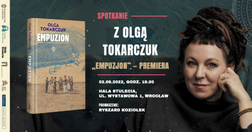 Olga Tokarczuk w Hali Stulecia | rozmowa wokół premiery powieści "Empuzjon"