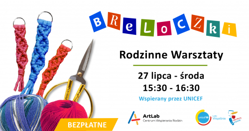 Breloczki makramowe - rodzinne warsztaty - bezpłatne