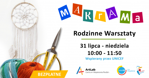 Makrama - Łapacz snów - rodzinne warsztaty - bezpłatne