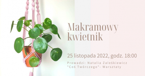 Makramowy kwietnik - 25.11.2022