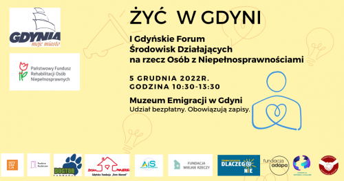 I Gdyńskie Forum Środowisk Działających na Rzecz Osób z Niepełnosprawnościami