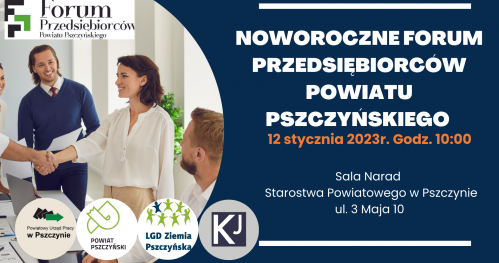 Noworoczne Forum Przedsiębiorców Powiatu Pszczyńskiego - źródła finansowania w nowej perspektywie 2023