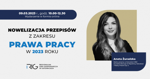 NOWELIZACJA PRZEPISÓW Z ZAKRESU PRAWA PRACY W 2023 ROKU