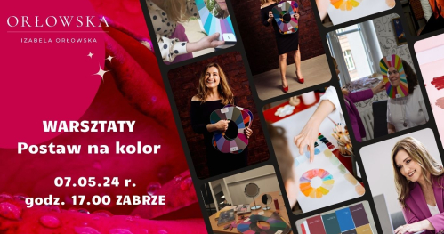 Postaw na kolor. Warsztaty dla kobiet. Poznaj swój typ urody i idealne kolory ubrań.