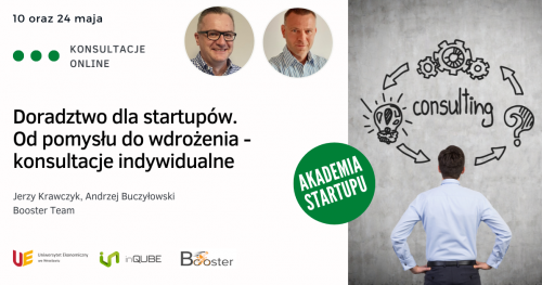 Doradztwo dla start-upów. Od pomysłu do wdrożenia - konsultacje indywidualne on-line
