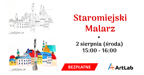Staromiejski Malarz / akwarele - warsztaty - bezpłatne