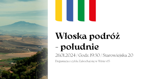 Zakochaj się w Winie v15 Włoska podróż - południe
