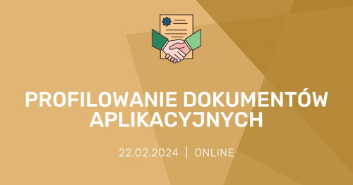 Profilowanie dokumentów aplikacyjnych