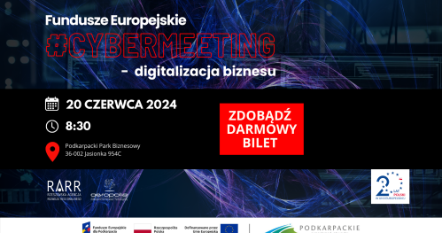Fundusze Europejskie #CyberMeeting - digitalizacja biznesu [UCZESTNIK]
