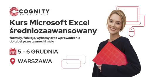 Kurs Microsoft Excel średniozaawansowany
