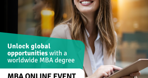 LEARN ABOUT TOP MBA PROGRAMS AT AN EXCLUSIVE MBA ONLINE EVENT