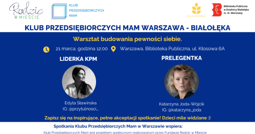 Klub Przedsiębiorczych Mam Warszawa Białołęka - 6.11.2025