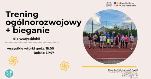 Trening ogólnorozwojowy + bieganie
