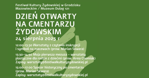 Spacer historyczny po cmentarzu żydowskim w Pruszkowie