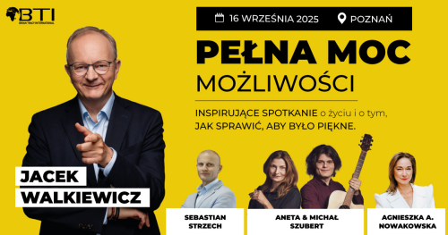 JACEK WALKIEWICZ - PEŁNA MOC MOŻLIWOŚCI - POZNAŃ