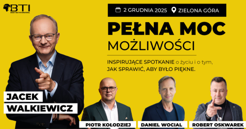 JACEK WALKIEWICZ - PEŁNA MOC MOŻLIWOŚCI - ZIELONA GÓRA