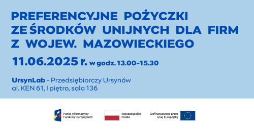 Preferencyjne pożyczki ze środków unijnych dla firm z województwa mazowieckiego
