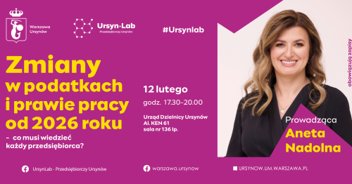 "𝗭𝗺𝗶𝗮𝗻𝘆 𝘄 𝗽𝗼𝗱𝗮𝘁𝗸𝗮𝗰𝗵 𝗶 𝗽𝗿𝗮𝘄𝗶𝗲 𝗽𝗿𝗮𝗰𝘆 𝗼𝗱 𝟮𝟬𝟮𝟲 𝗿𝗼𝗸𝘂"