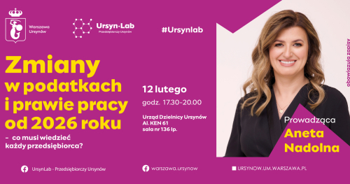 "𝗭𝗺𝗶𝗮𝗻𝘆 𝘄 𝗽𝗼𝗱𝗮𝘁𝗸𝗮𝗰𝗵 𝗶 𝗽𝗿𝗮𝘄𝗶𝗲 𝗽𝗿𝗮𝗰𝘆 𝗼𝗱 𝟮𝟬𝟮𝟲 𝗿𝗼𝗸𝘂"