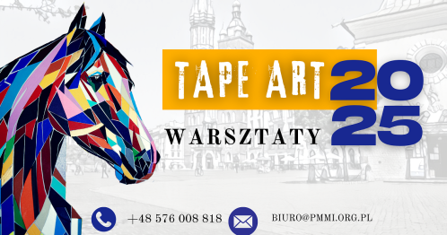 Warsztaty artystyczne - Stwórz własne dzieło sztuki w stylu Tape Art.