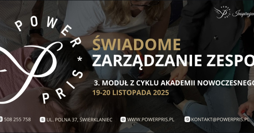 Świadome zarządzanie zespołem - z cyklu Akademii Nowoczesnego Lidera