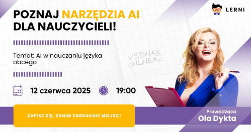 Webinar Lerni #2: AI w nauczaniu języka obcego