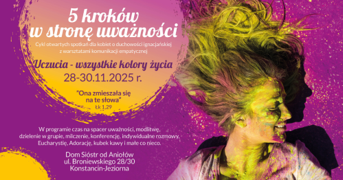 "5 kroków w stronę uważności" - Uczucia - wszystkie kolory życia