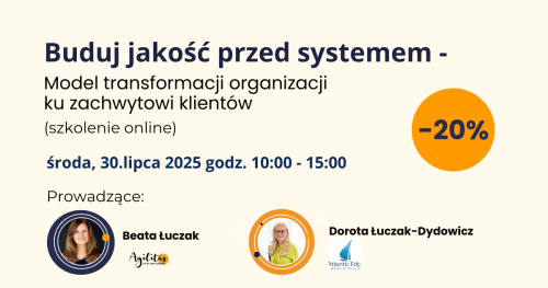 Buduj jakość przed systemem: Model transformacji organizacji ku zachwytowi klientów