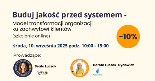 Buduj jakość przed systemem: Model transformacji organizacji ku zachwytowi klientów