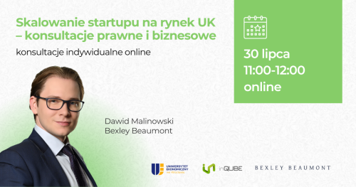 Skalowanie startupu na rynek UK - konsultacje prawne i biznesowe