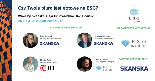 Czy twoje biuro jest gotowe na ESG? - Transformacja energetyczna, dekarbonizacja i zrównoważony najem