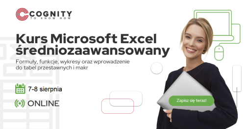Kurs Microsoft Excel średniozaawansowany