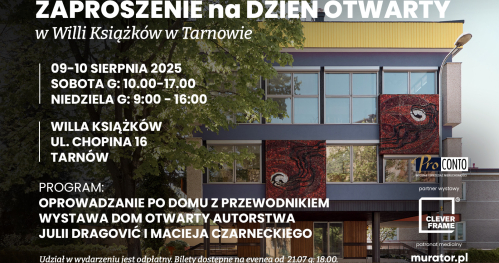 Dzień otwarty w Willi Książków w Tarnowie