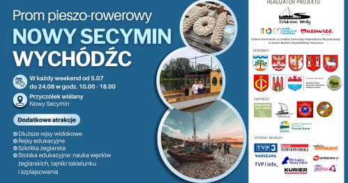 Rejs widokowo-edukacyjny do Czerwińska nad Wisłą