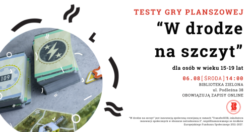 Test gry planszowej "W drodze na szczyt" w Bibliotece w Zielonej