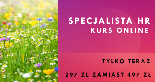 Specjalista HR- kurs wakacyjny online