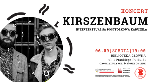 Kirszenbaum - koncert w Bibliotece w Wesołej