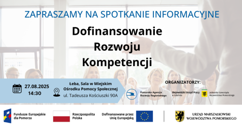 Spotkanie Informacyjne "Dofinansowanie Rozwoju Kompetencji" Łeba