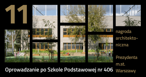 Oprowadzanie po Szkole Podstawowej nr 406 na Białołęce