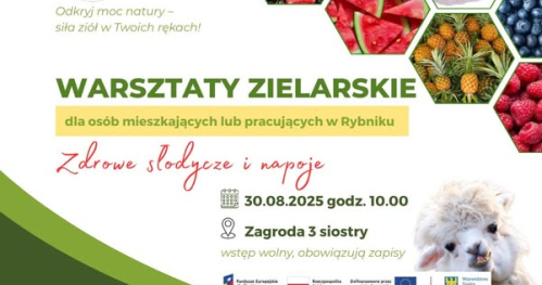Warsztaty zielarskie, zdrowe słodycze i napoje