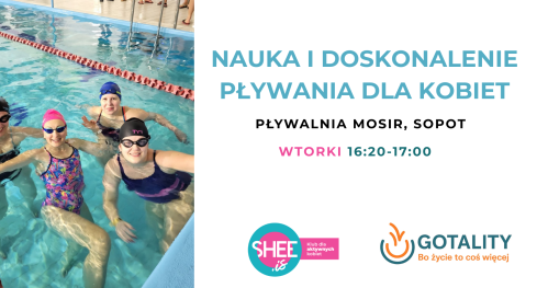 DOSKONALENIE PŁYWANIA DLA KOBIET wtorek 16:20