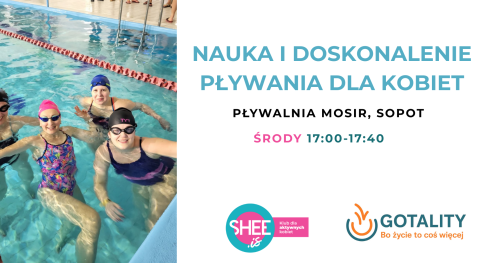 DOSKONALENIE PŁYWANIA DLA KOBIET środa 17:00