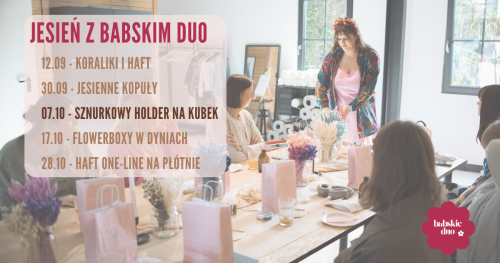 SZNURKOWY HOLDER NA KUBEK - Jesień z Babskim Duo