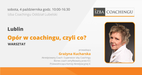 Warsztat: Opór w coachingu, czyli co?