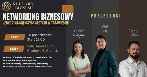 📣 Kuluary Biznesu - wielkie otwarcie klubu przedsiębiorców w Gdańsku!