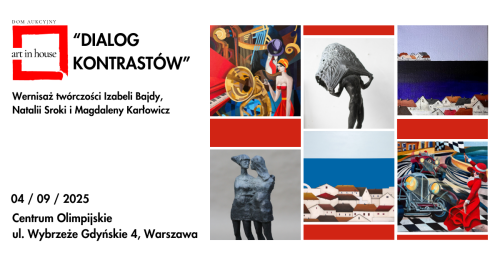 "Dialog kontrastów". Wernisaż twórczości Izabeli Bajdy, Natalii Sroki i Magdaleny Karłowicz