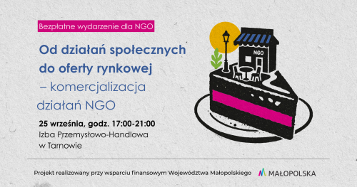 Od działań społecznych do oferty rynkowej - komercjalizacja działań NGO