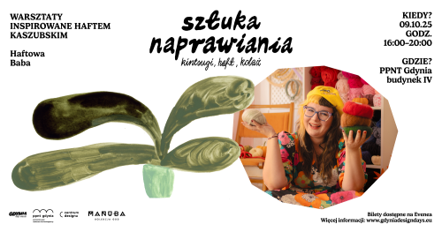 Warsztaty | Sztuka naprawiania | Haft inspirowany wzorami kaszubskimi - Haftowa Baba